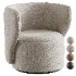 Modern Swivel Barrel Chair - Thumbnail 1