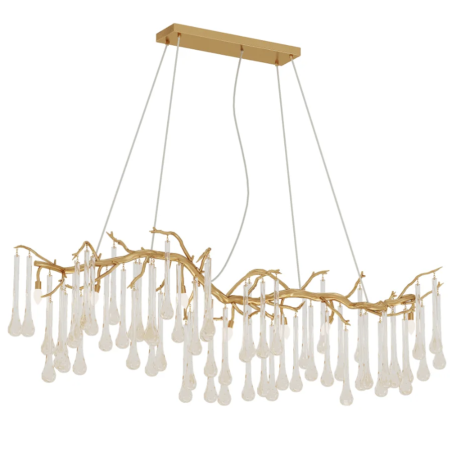 Aqua Makrama Chandeliers - Image 1