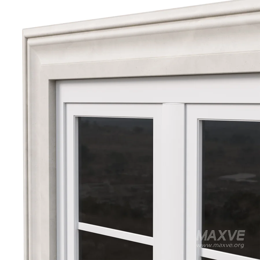 Architectural Classic Window 3D Model 17 - Image 6