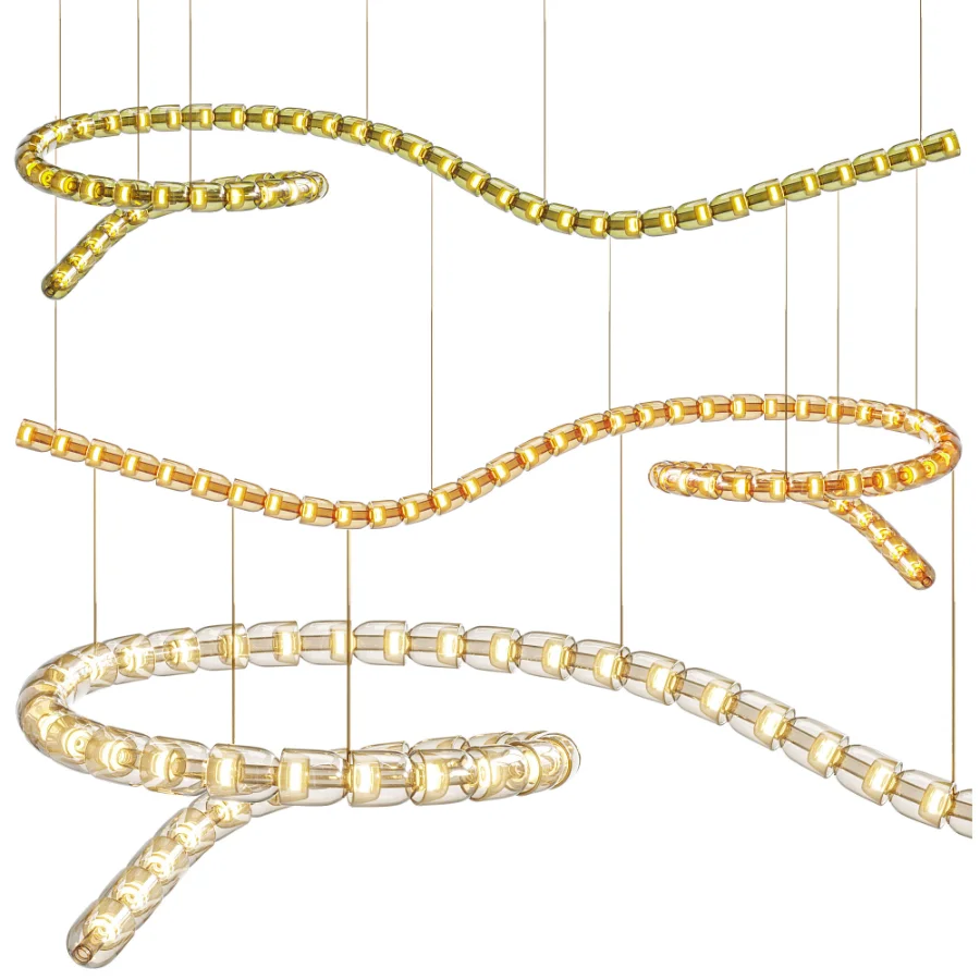 Gabriel Wave LED Chandelier - Image 7
