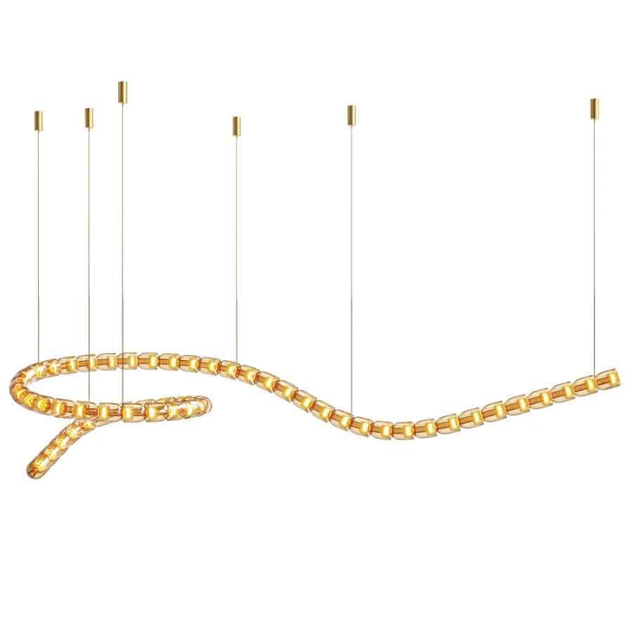 Gabriel Wave LED Chandelier - Image 2