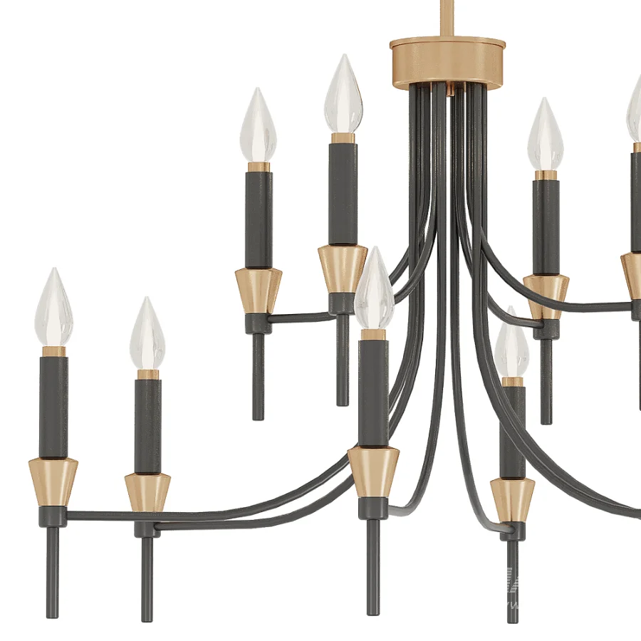 Naydene Dimmable Classic Chandelier - Image 3