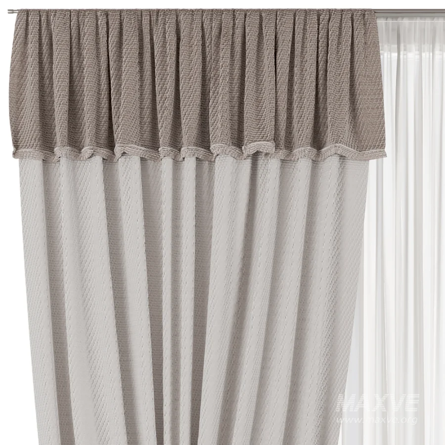 Silk and Cotton Curtain Set 129 - Image 4