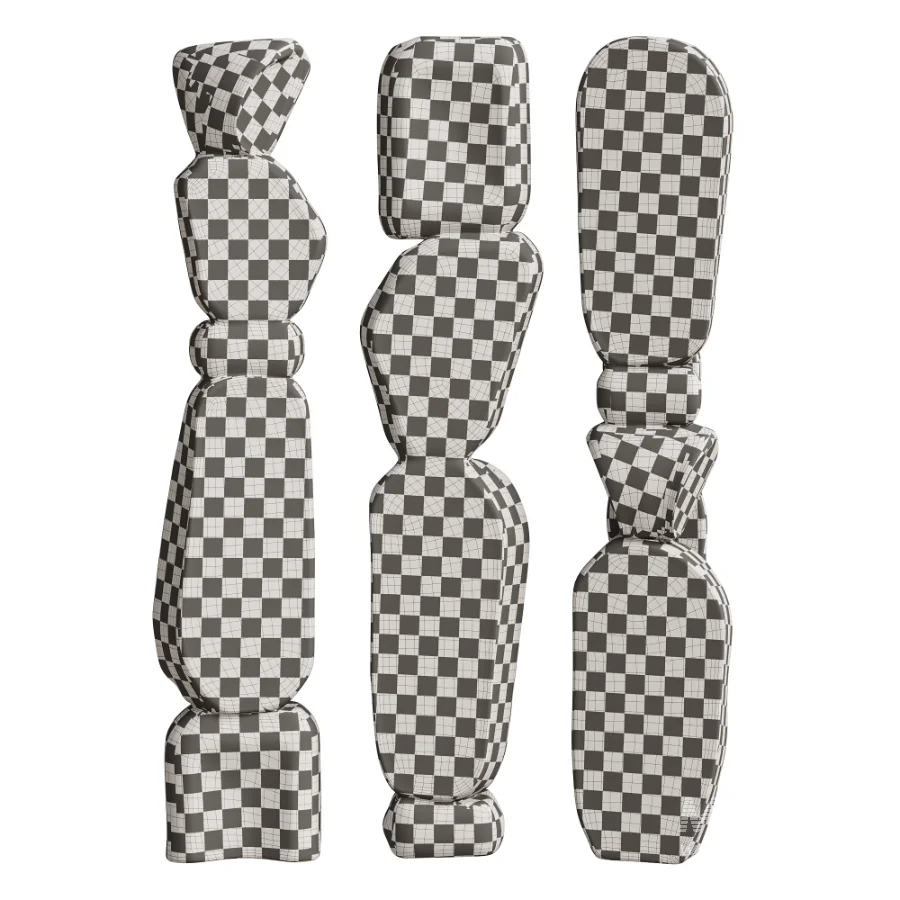 Minimalist Plaster Stacked Sculptures - Image 6