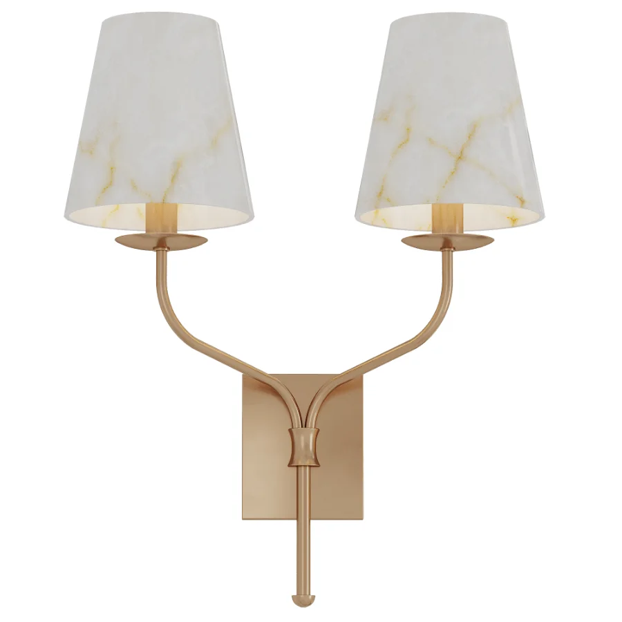 Mirevaux Alabaster Wall Sconce - Image 4