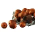 Dried Grass Arrangement with Glass Vase & Fruits - Thumbnail 1