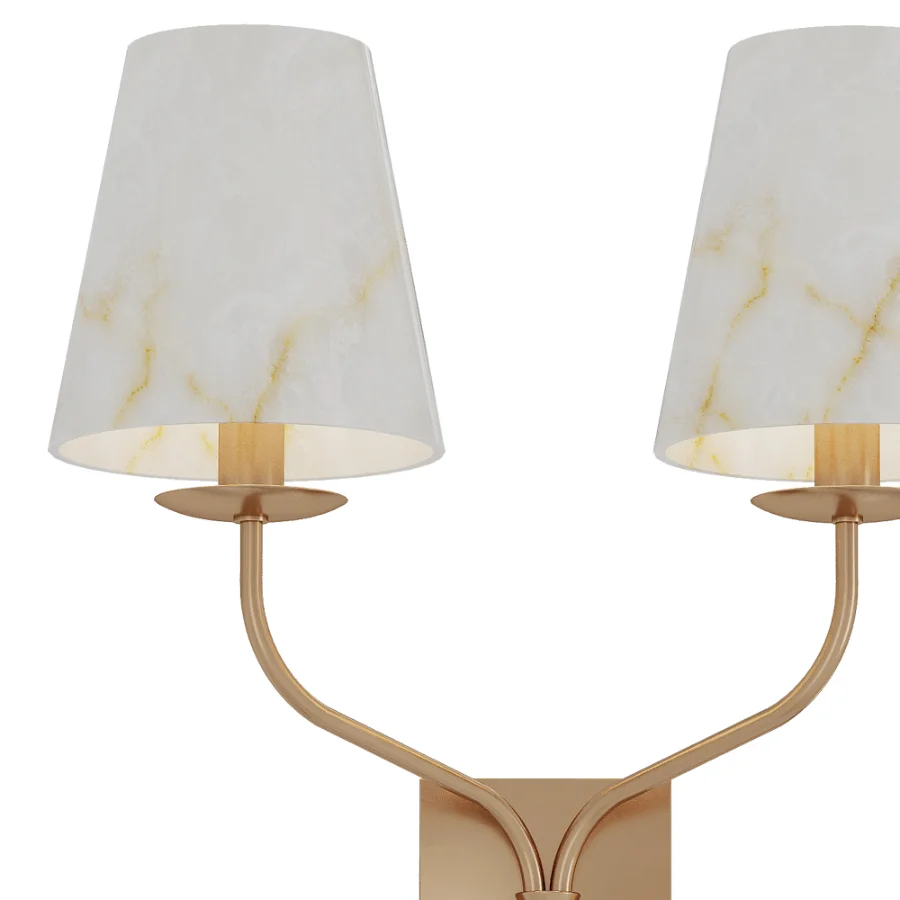 Mirevaux Alabaster Wall Sconce - Image 6