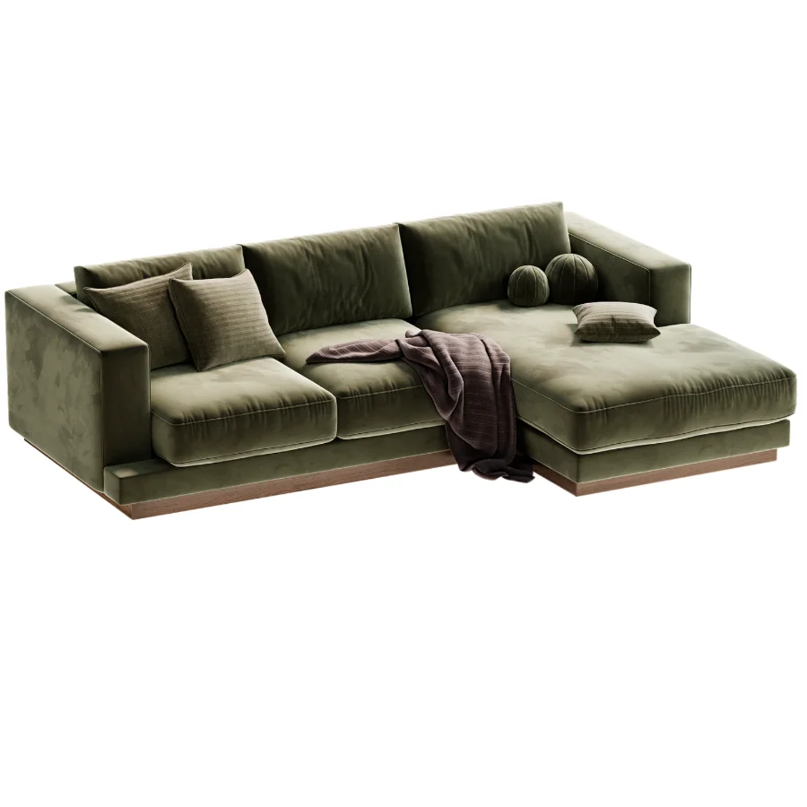 Tidal 2 Piece Sectional Sofa with Chaise Lounge - Image 2