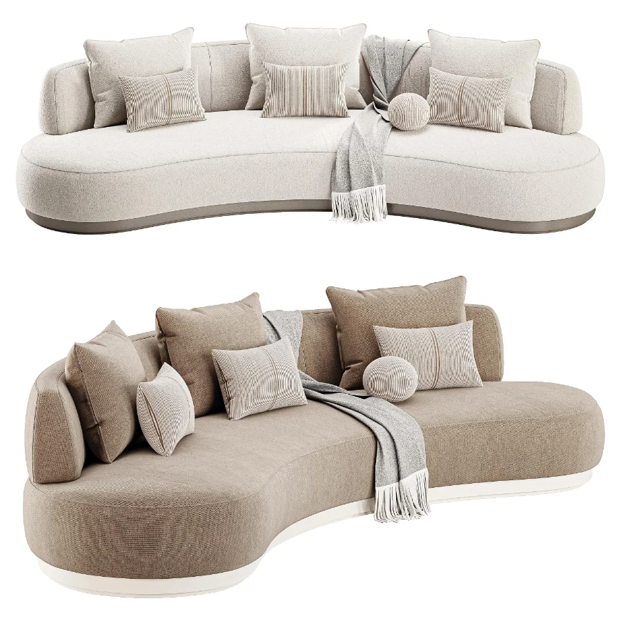 Amalfi Kidney Sofa-Harbour - Image 3