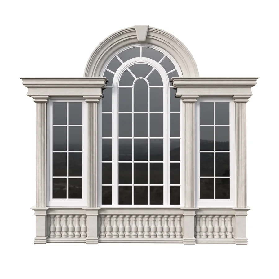 Architectural Classic Window 3D Model 15 - Image 1