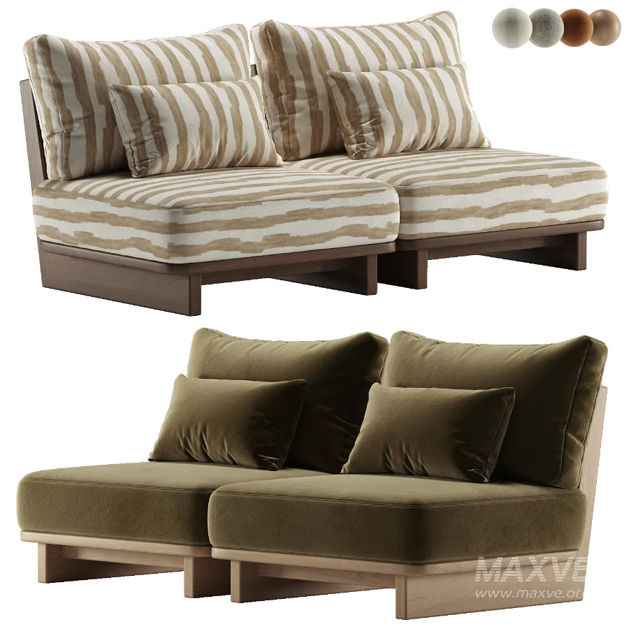 Daphne Outdoor Loveseat - Image 1