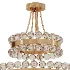 Bronze Modern Crystal Metal Chandelier - Thumbnail 3