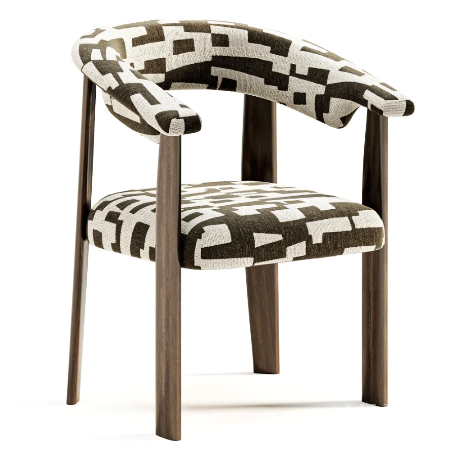 Afra Chair Upholstered by Baxter - Image 6