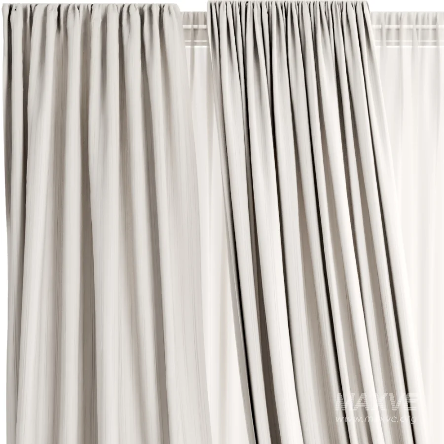 Silk and Cotton Curtain Set 131 - Image 3