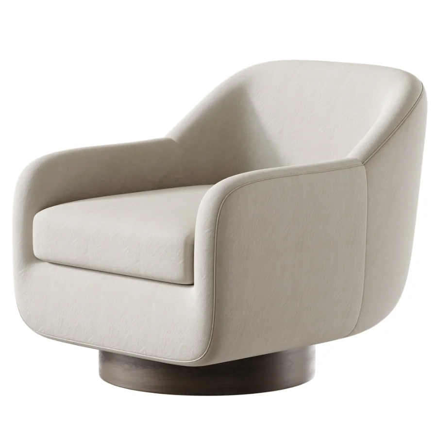 Modern Swivel Accent Chair - Image 2
