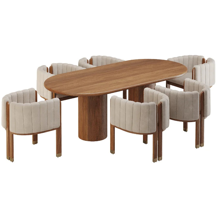 Dinning chair and table382 - Image 1