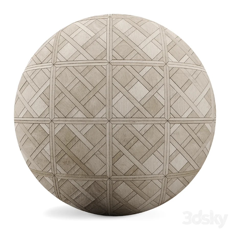 FB22 PBR Parquet floor and wooden mosaic 4K - Image 4