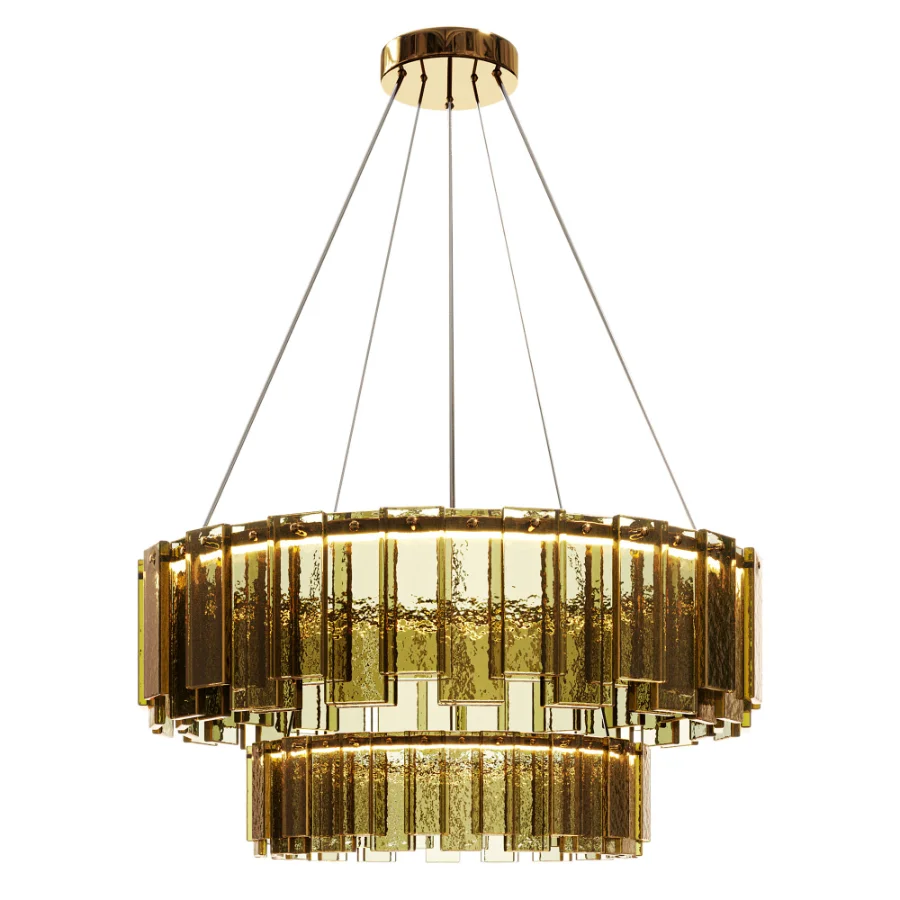Celestial Alabaster Round Chandelier 2 - Image 3