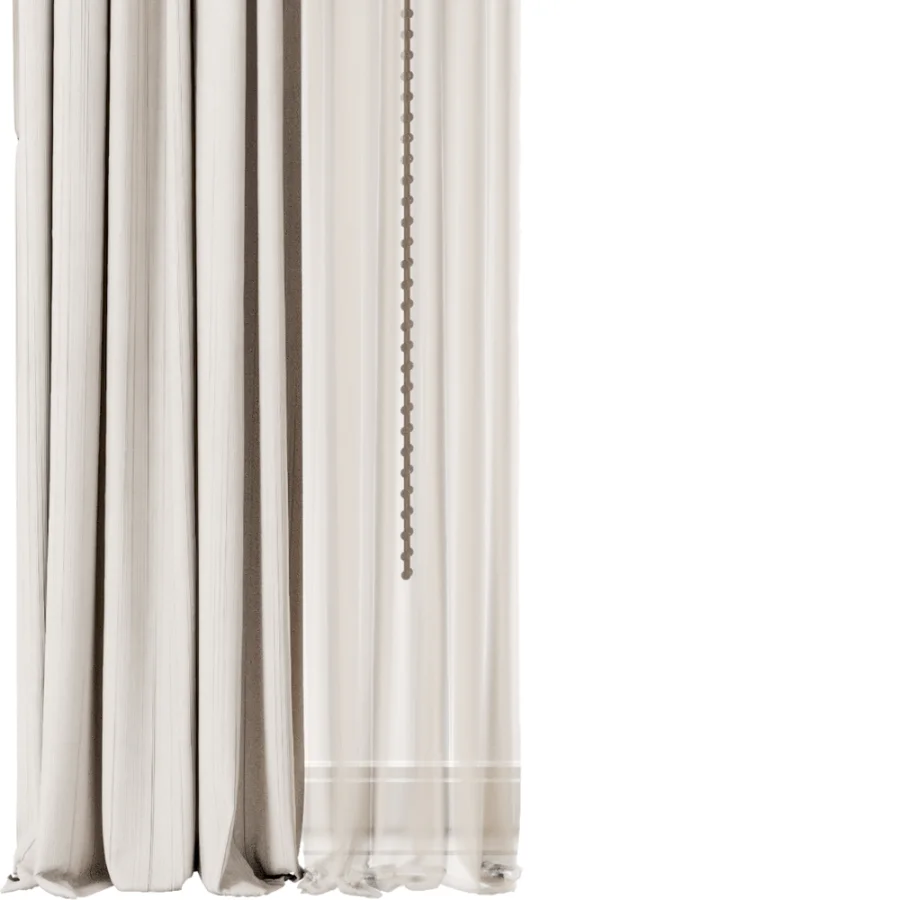 Silk and Cotton Curtain Set 123 - Image 2