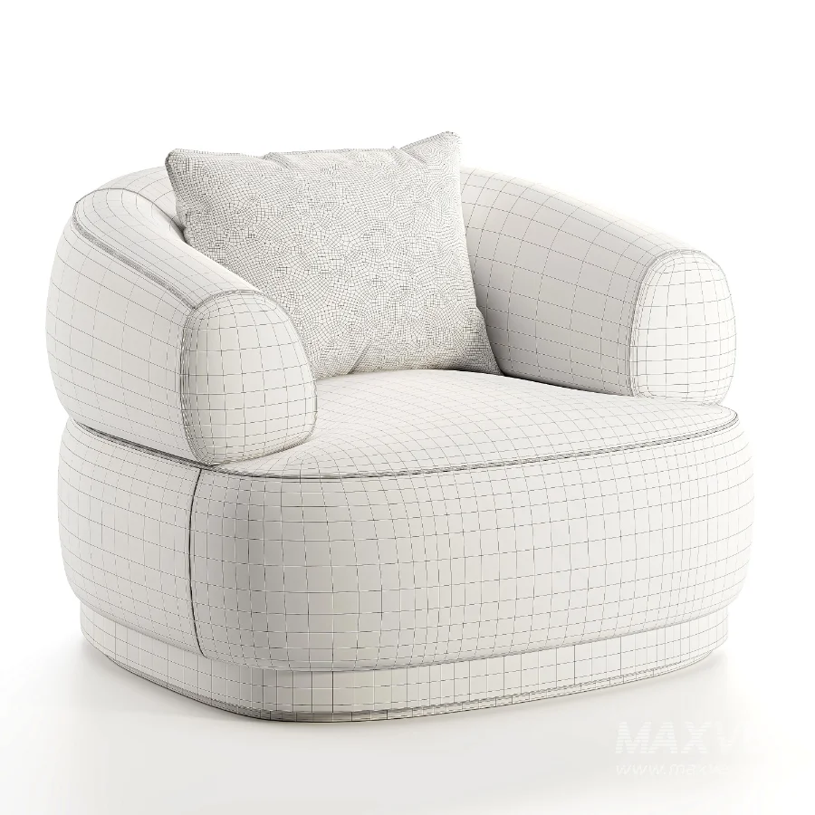 Amalfi Swivel Lounge Chair-Harbour - Image 6