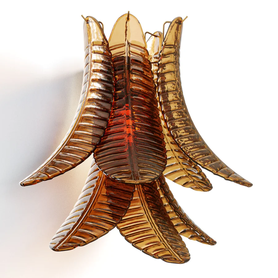 Murano glass wall lamp - Image 5