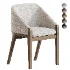 Upholstered wood side chair - Thumbnail 1