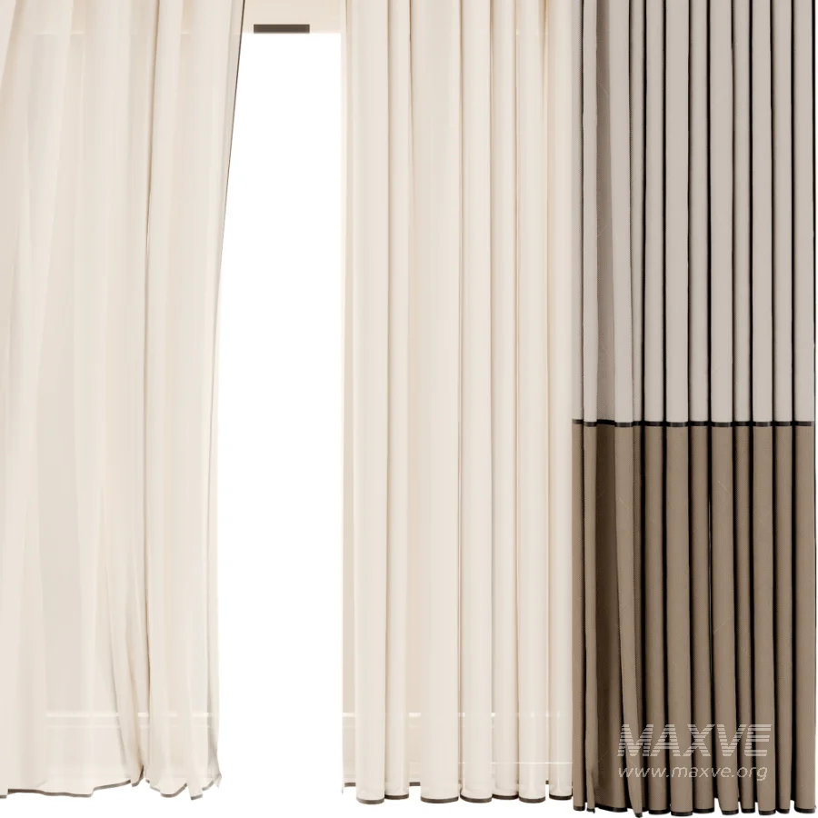 Silk and Cotton Curtain Set 132 - Image 3