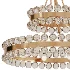 Bronze Modern Crystal Metal Chandelier - Thumbnail 4