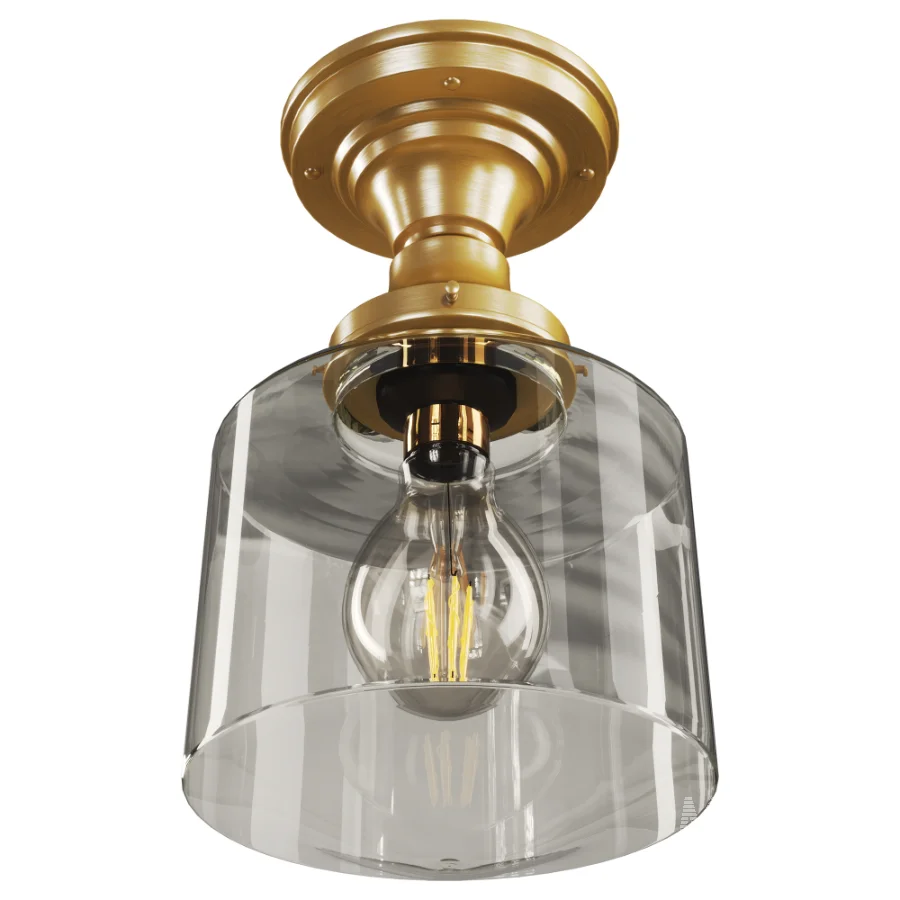 Auric Glass Flush Mount - Image 1