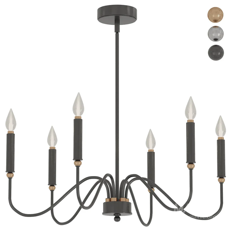 Tracen Dimmable Traditional Chandelier - Image 1