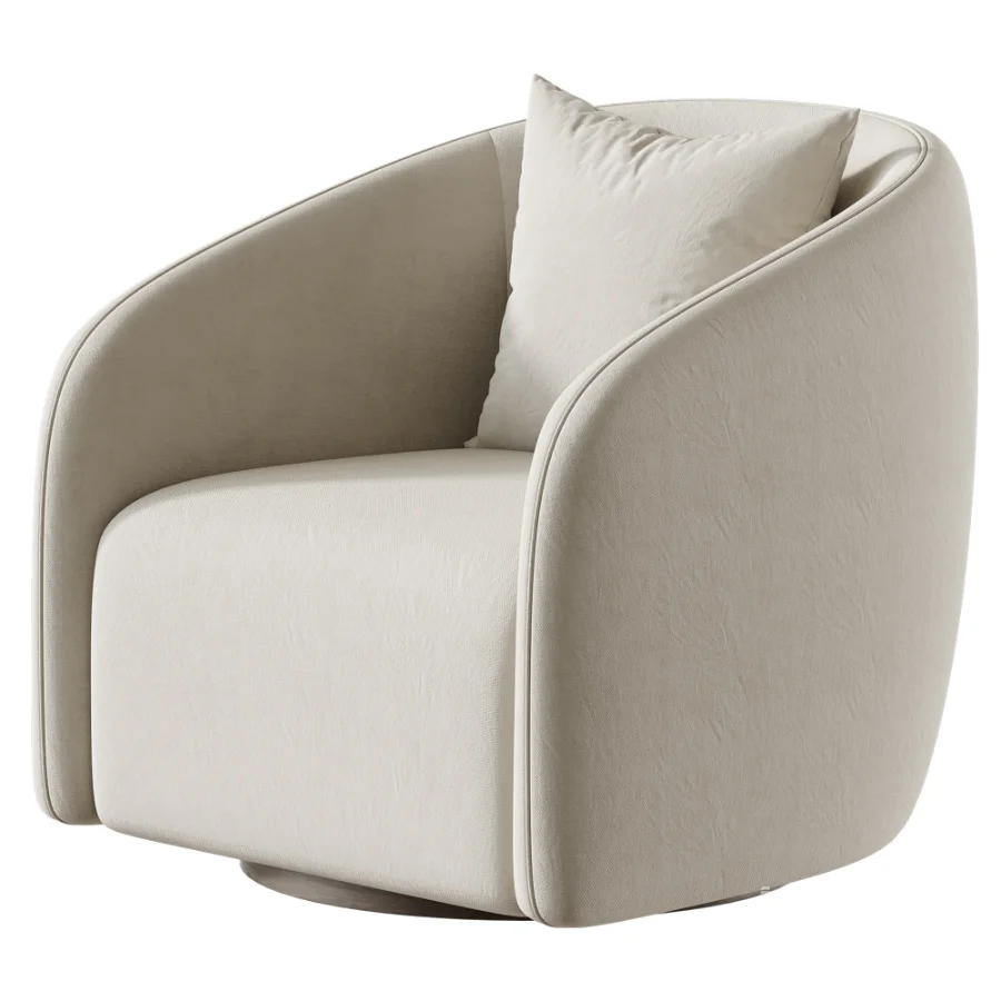 Modway Holland Curved Swivel Armchair - Image 2