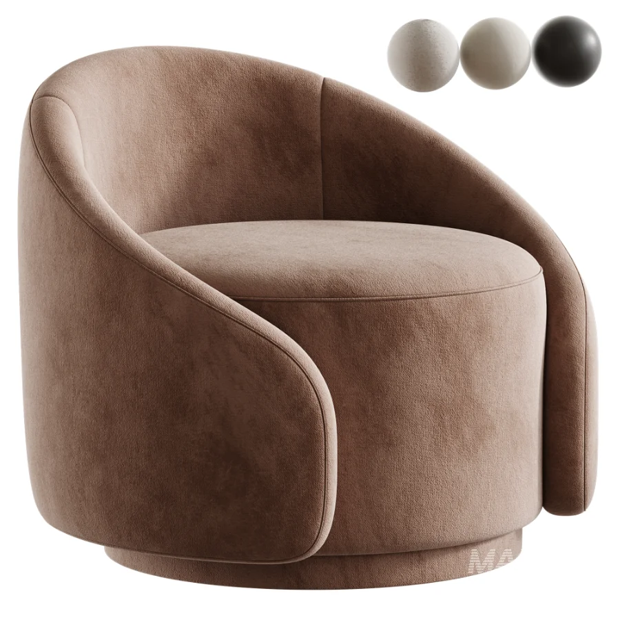 Swivel Barrel Chair - Image 1