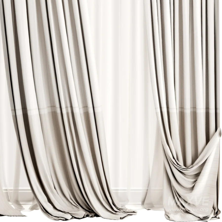 Silk and Cotton Curtain Set 131 - Image 4