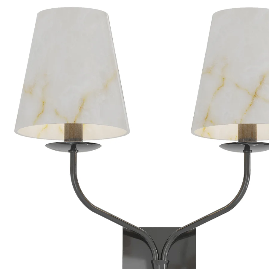 Mirevaux Alabaster Wall Sconce - Image 8