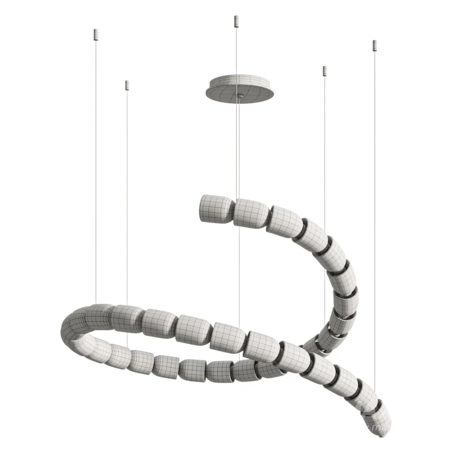 Gabriel Spiral Chandelier Led - Image 7