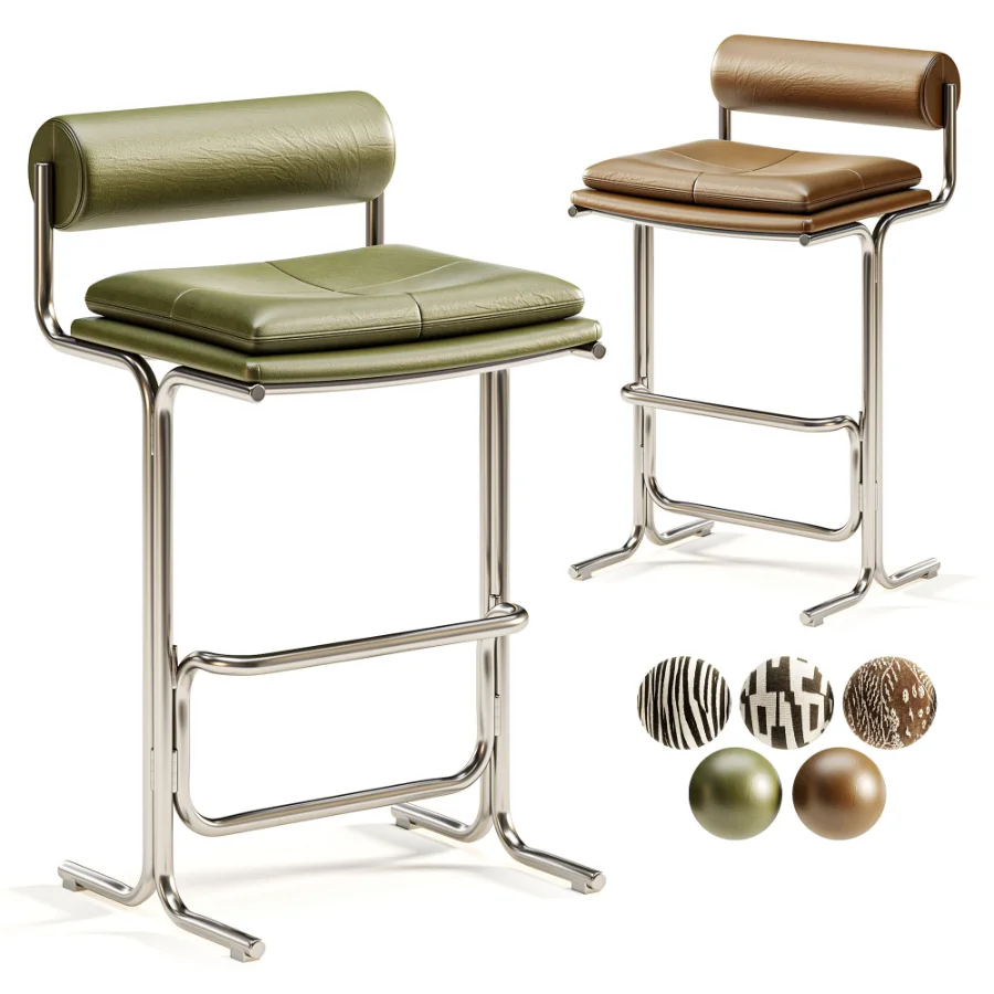 Bolster Bar Stool - Image 4
