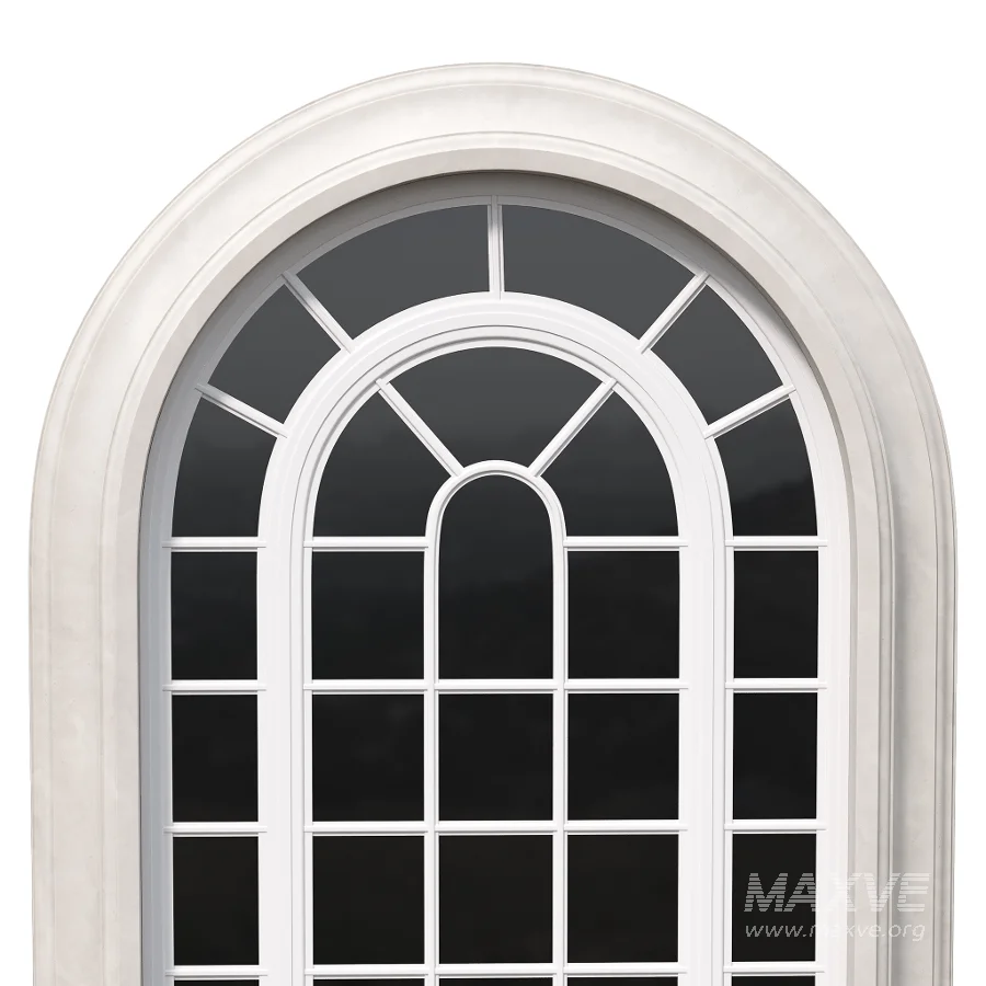Architectural Classic Window 3D Model 16 - Image 6