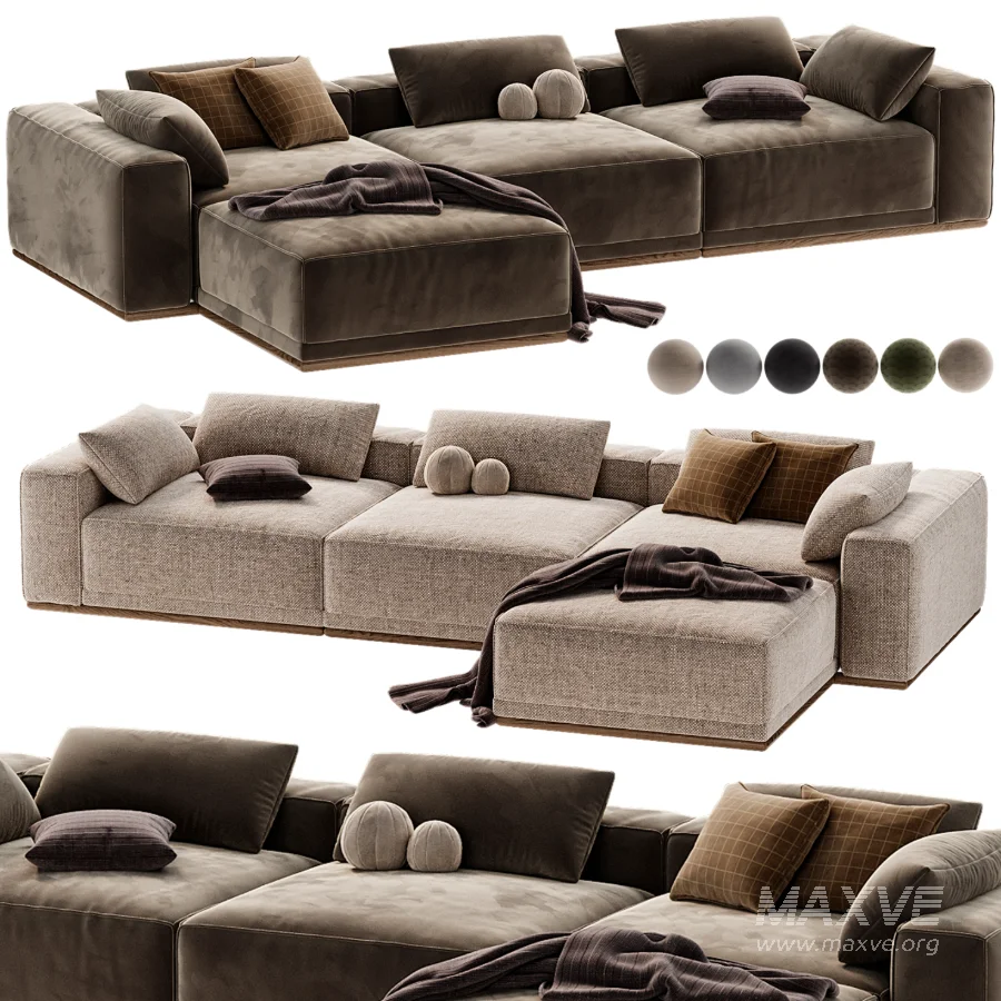 Yogi Sofa Chaise Sectional - Image 6
