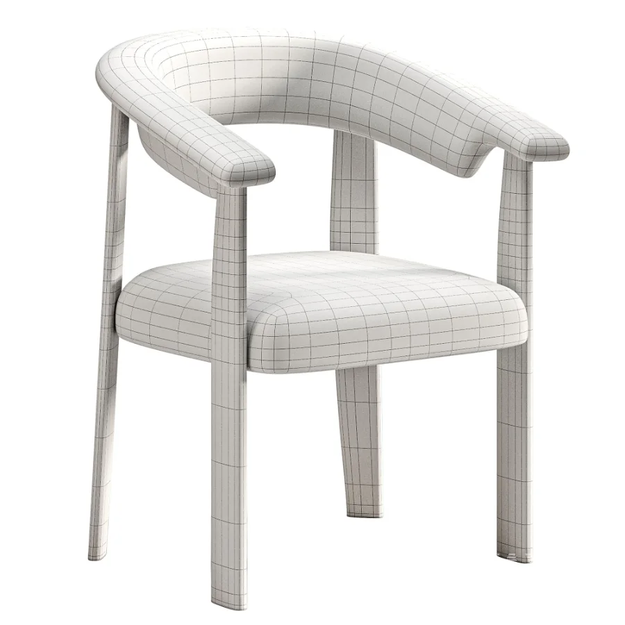 Afra Chair Upholstered by Baxter - Image 2