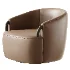 Crate & Barrel Rapallo Swivel Chair - Thumbnail 3