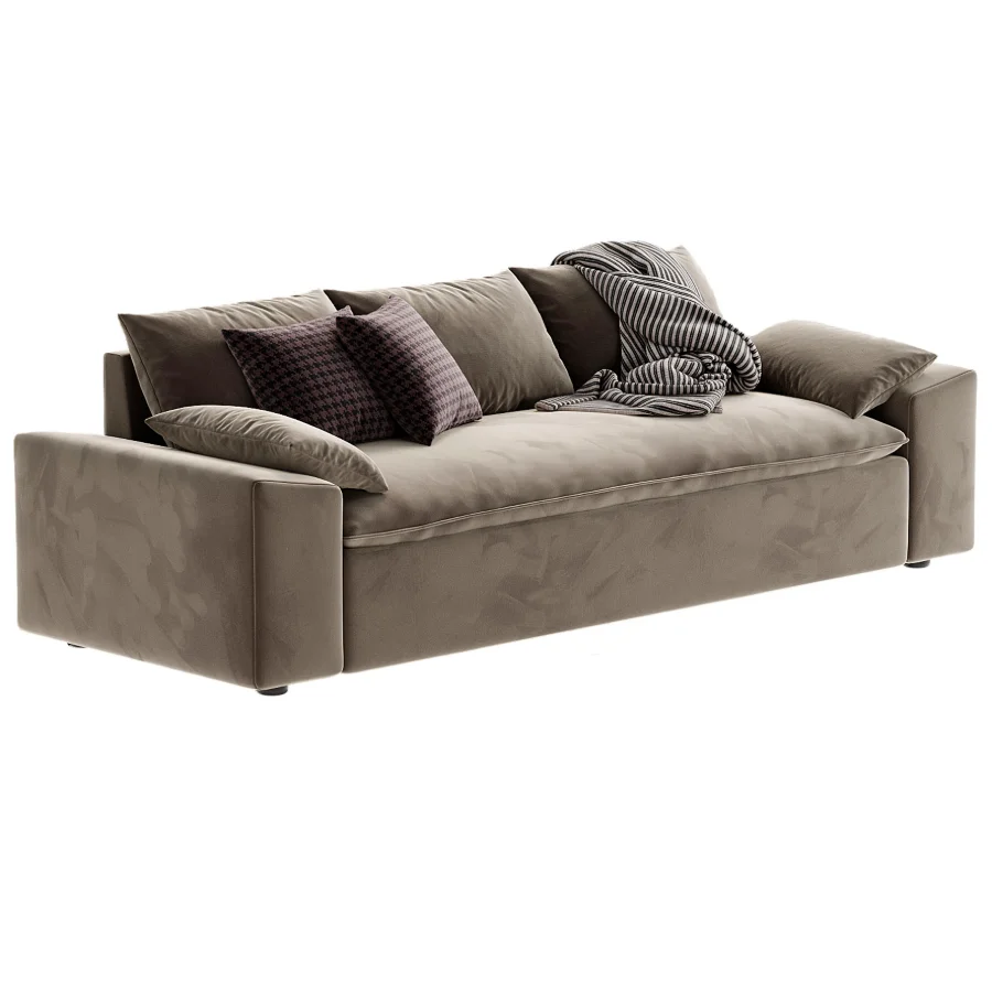 Algora White Performance Fabric Sleeper Sofa - Image 1