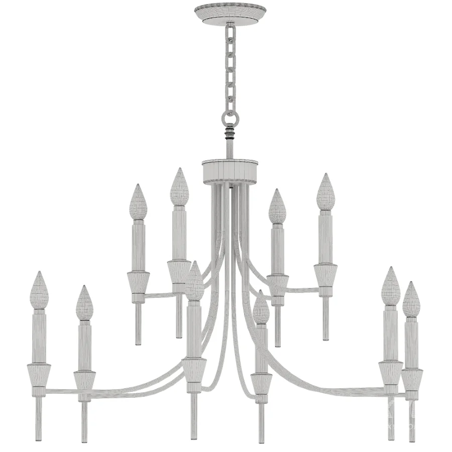 Naydene Dimmable Classic Chandelier - Image 2