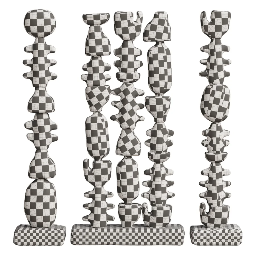 Abstract Sculptural Columns 02 - Image 4
