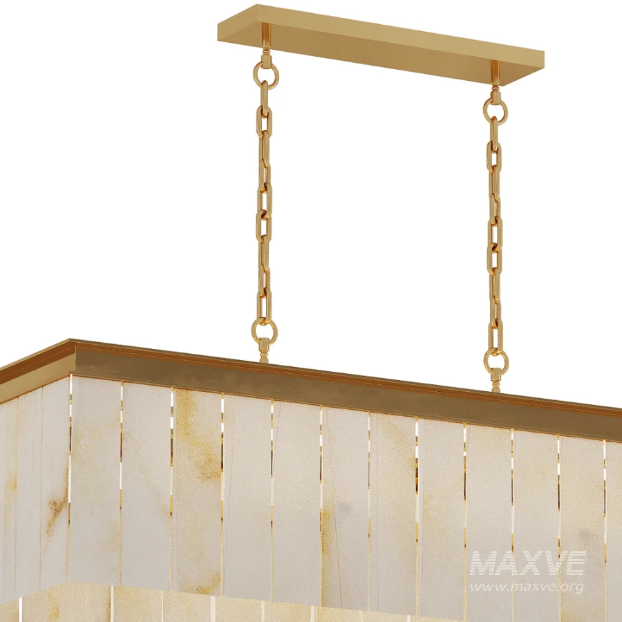 Afralia Marble Ceiling Chandelier Set2 - Image 3