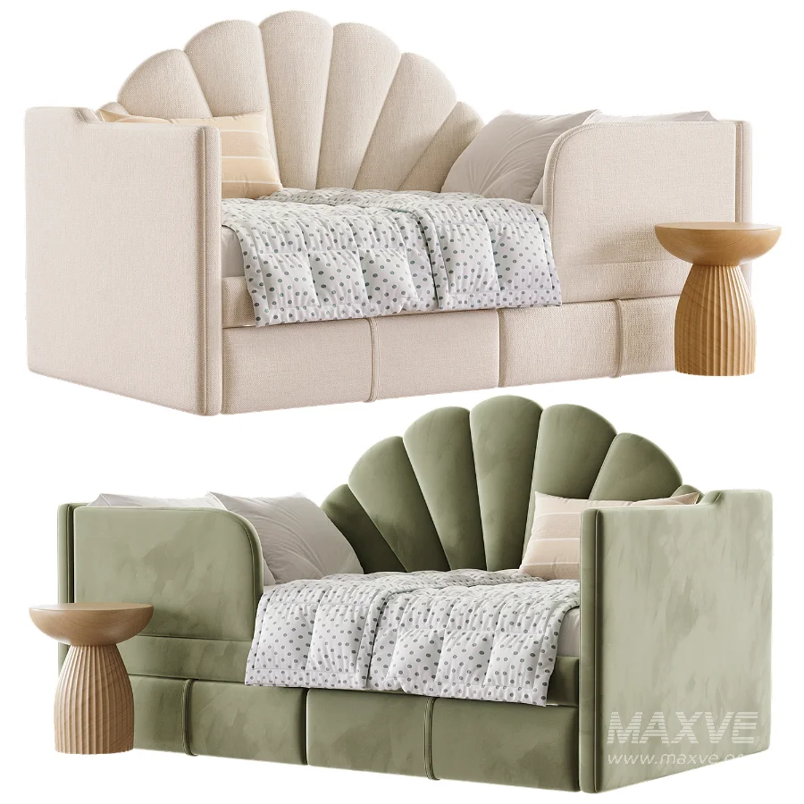 Mulan Soft Kids Bed - Image 2