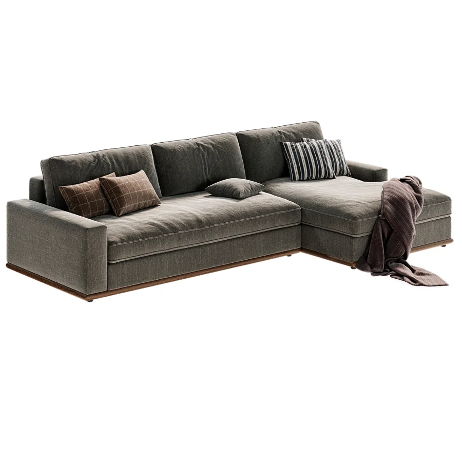 Ethan 2 Piece Chaise Sectional - Image 1