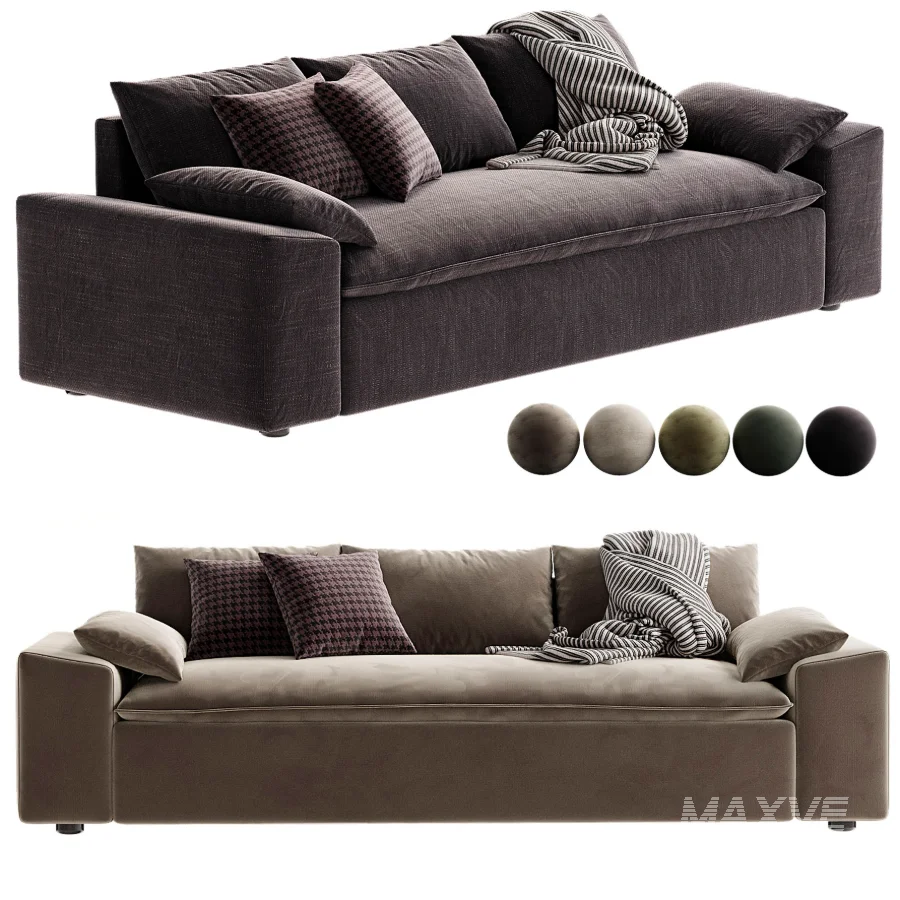 Algora White Performance Fabric Sleeper Sofa - Image 3