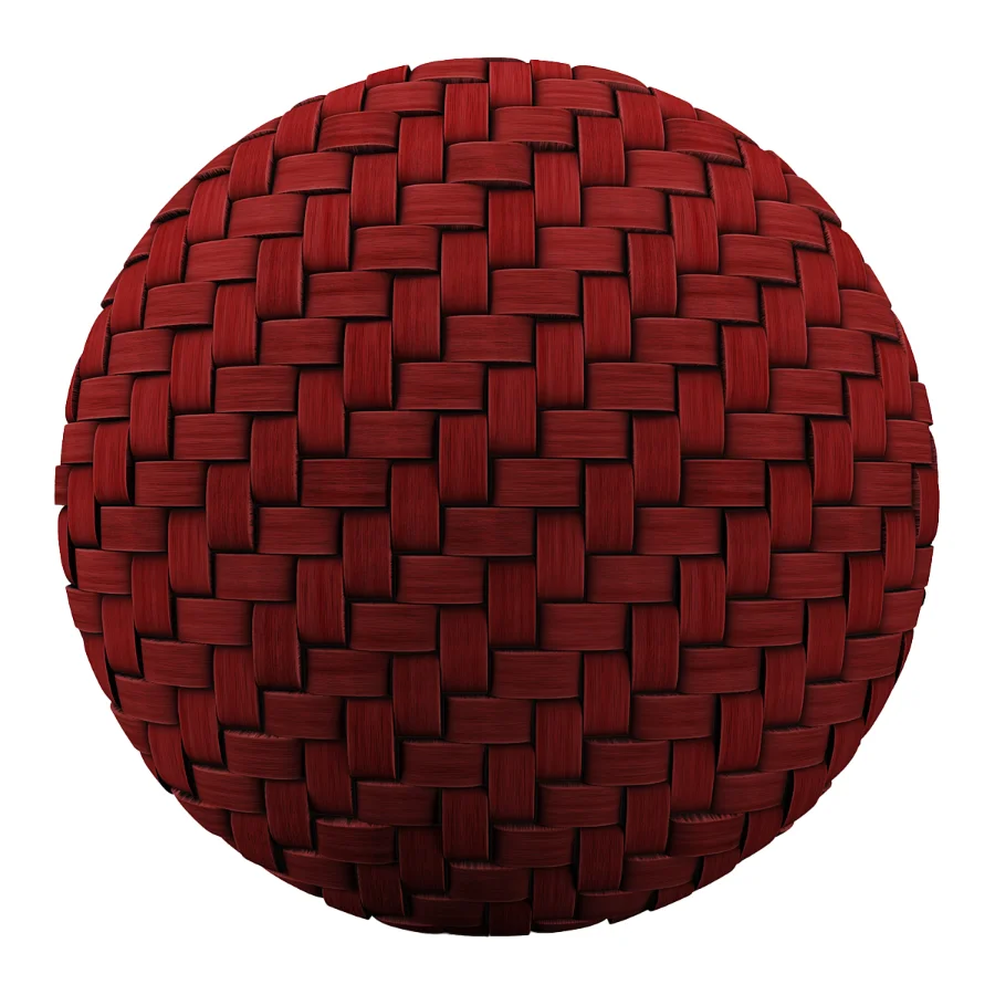 FB19 PBR Woven bamboo herringbone 4K - Image 2