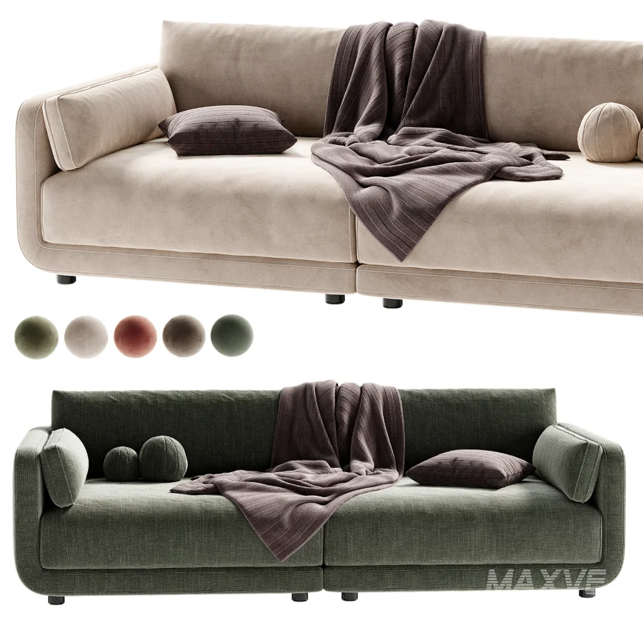 Naples Upholstered Sofa - Image 5