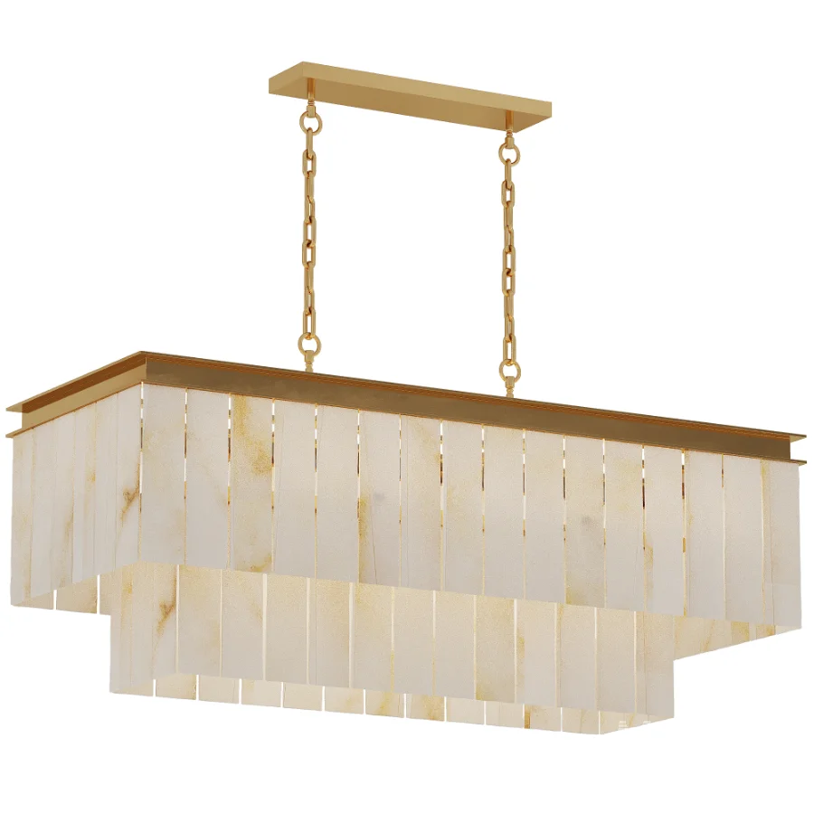 Afralia Marble Ceiling Chandelier Set2 - Image 1